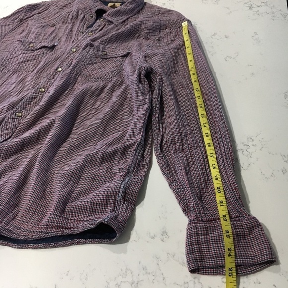 Trevero long sleeve button front plated print shirt size:XXL - Picture 7 of 8